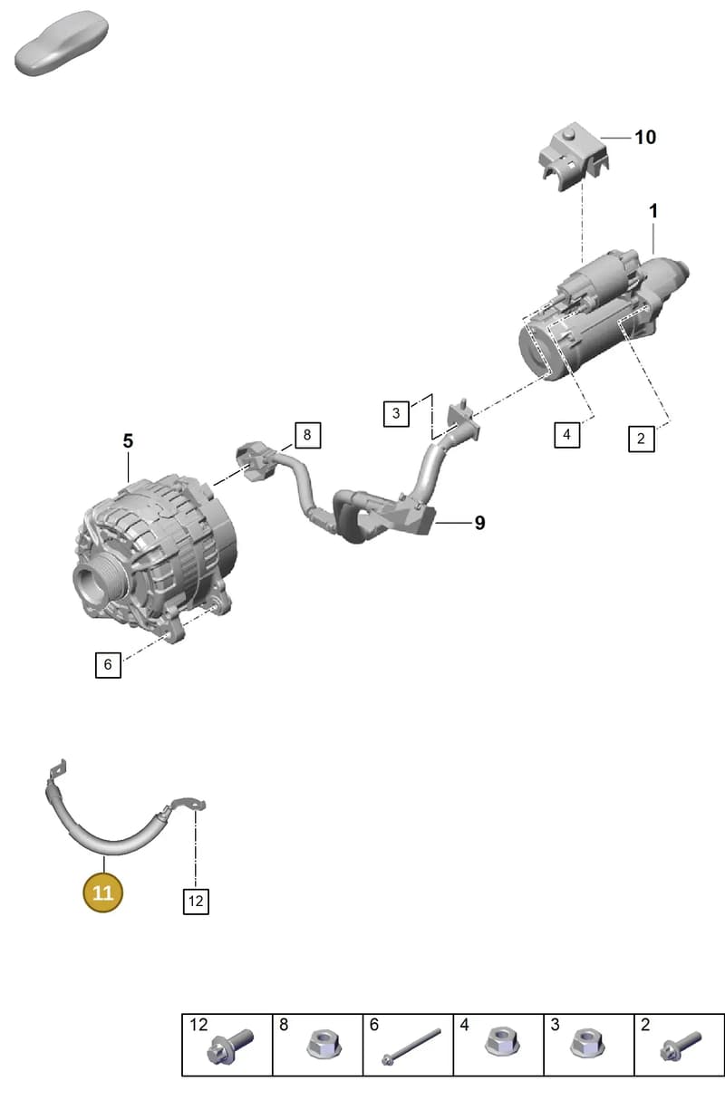 0PB971537A — Porsche Boxster Spyder (2019-2020) diagram p55902050, position 11