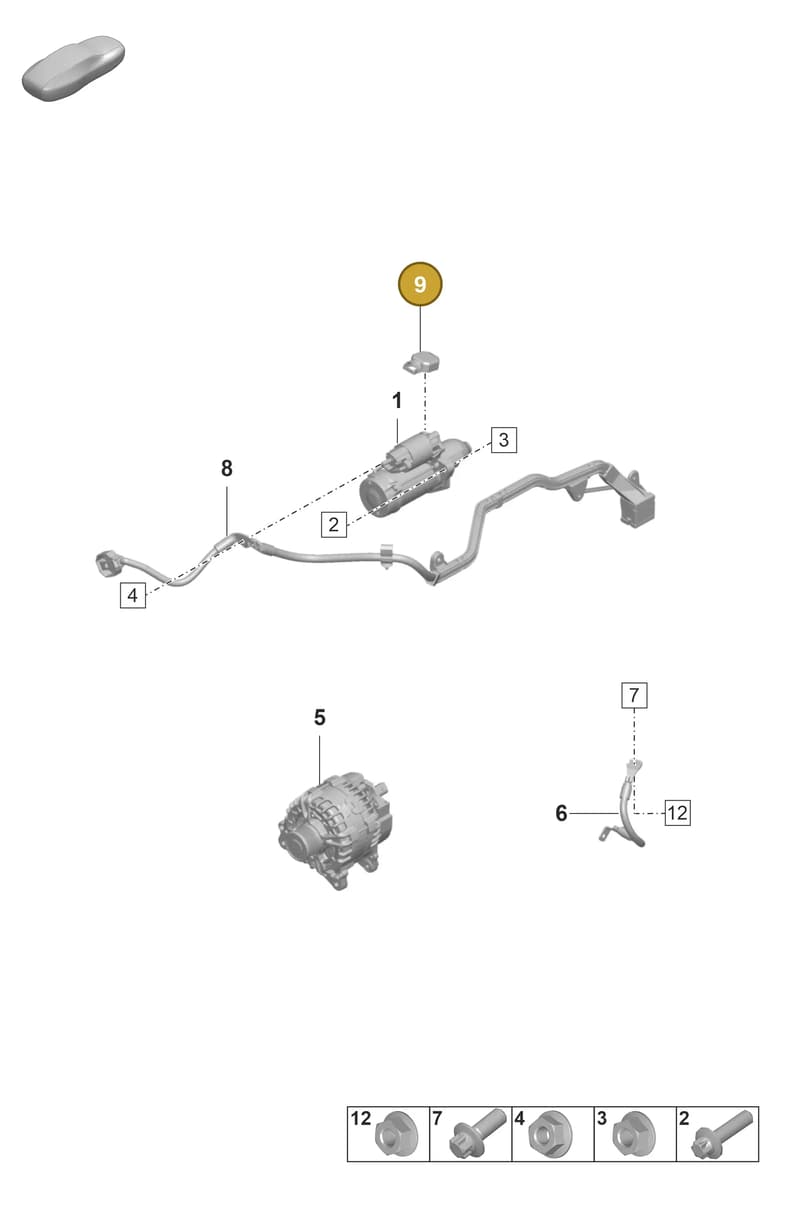 0PB971883B — Porsche 911 (2021-2022) diagram p59902050, position 9