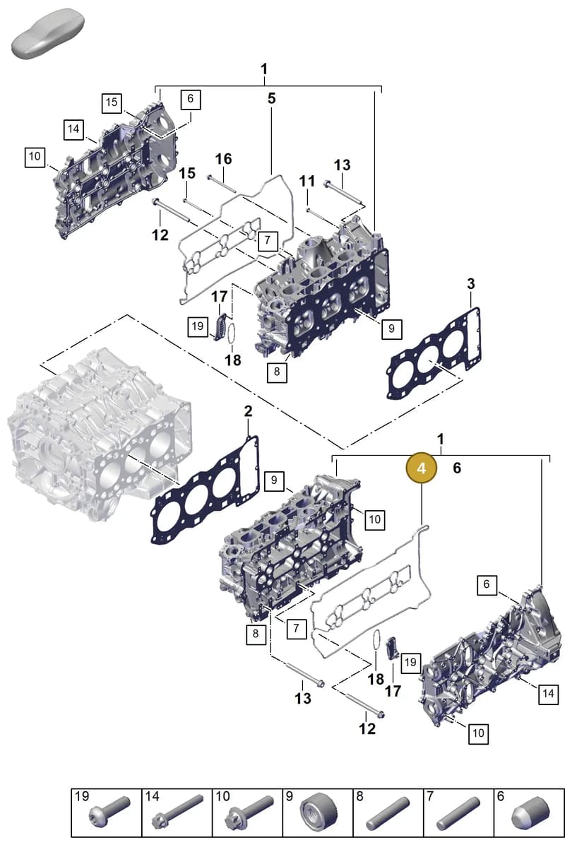 0PD103649B — Porsche 911 (2024-2025) diagram p63103050, position 4