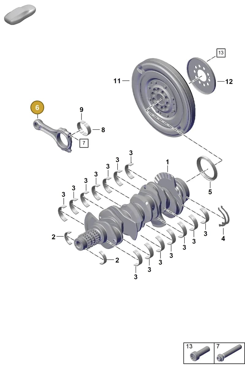 0PD105393D — Porsche 911 (2024-2025) diagram p63102050, position 6