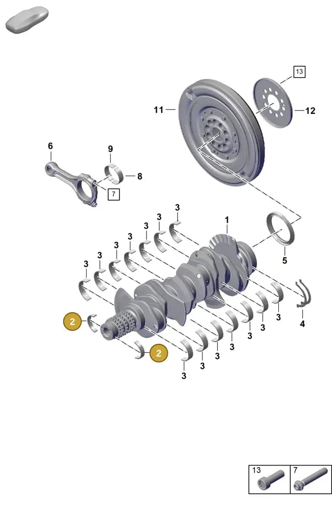 0PD105589B — Porsche 911 (2024-2025) diagram p63102050, position 2