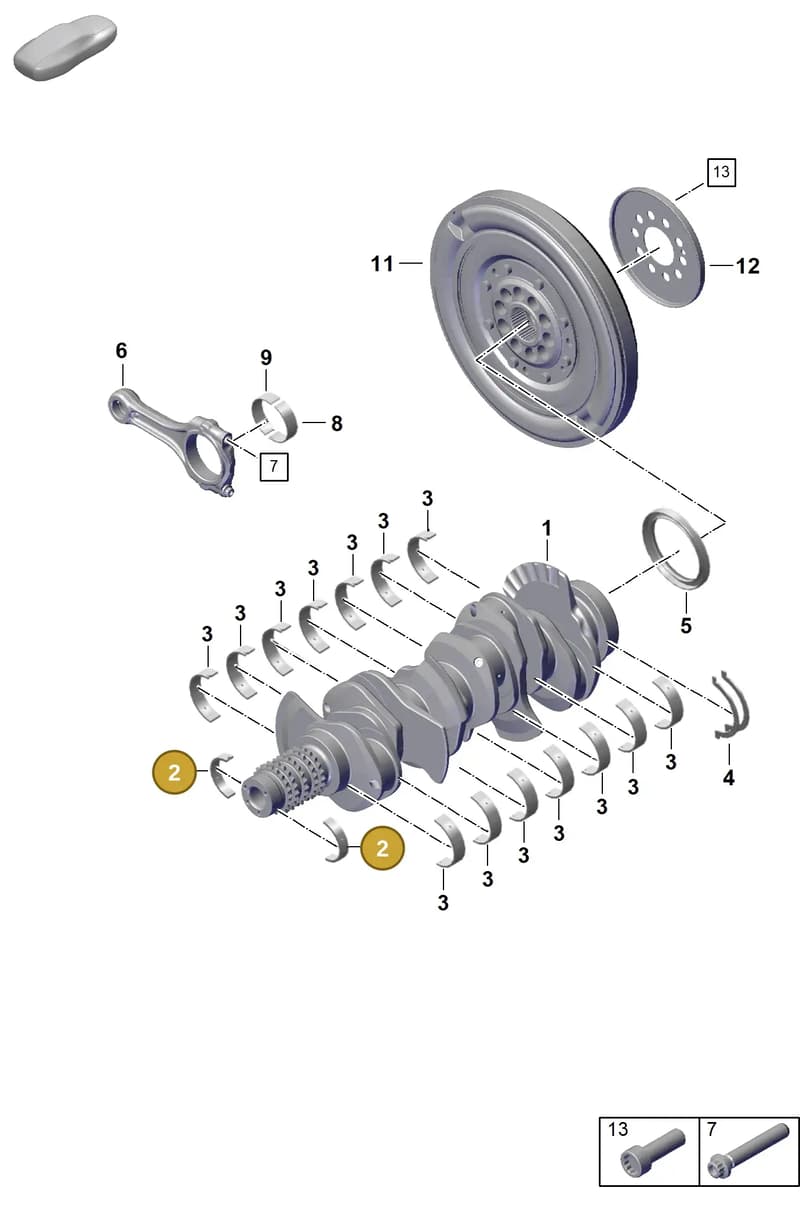 0PD105589B — Porsche 911 (2024-2025) diagram p63102050, position 2