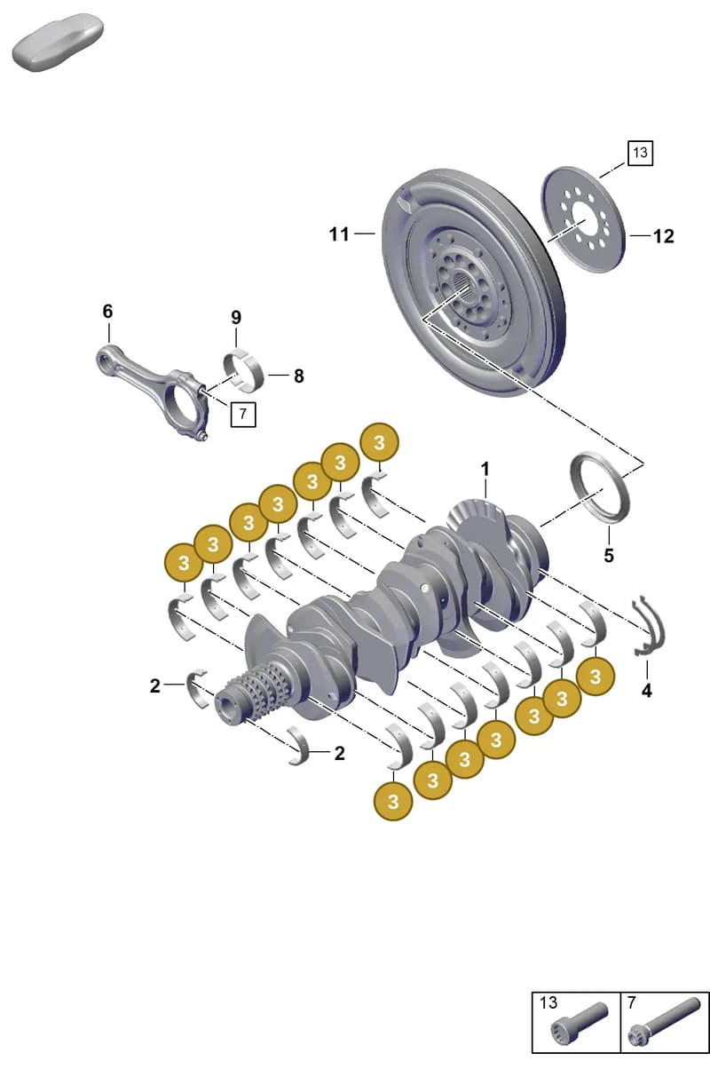 0PD105591A — Porsche 911 (2024-2025) diagram p63102050, position 3
