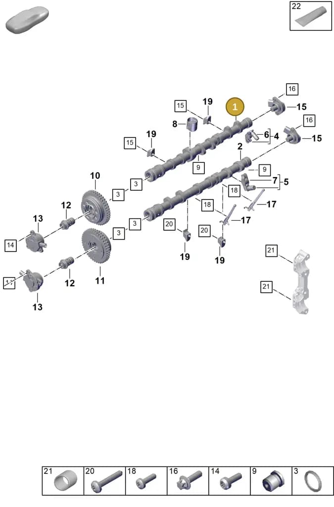 0PD109022D — Porsche 911 (2024-2025) diagram p63103150, position 1