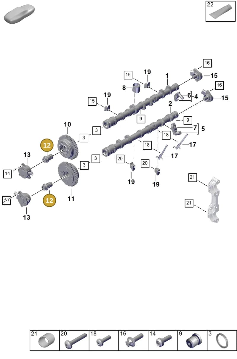 0PD109257A — Porsche 911 (2024-2025) diagram p63103150, position 12