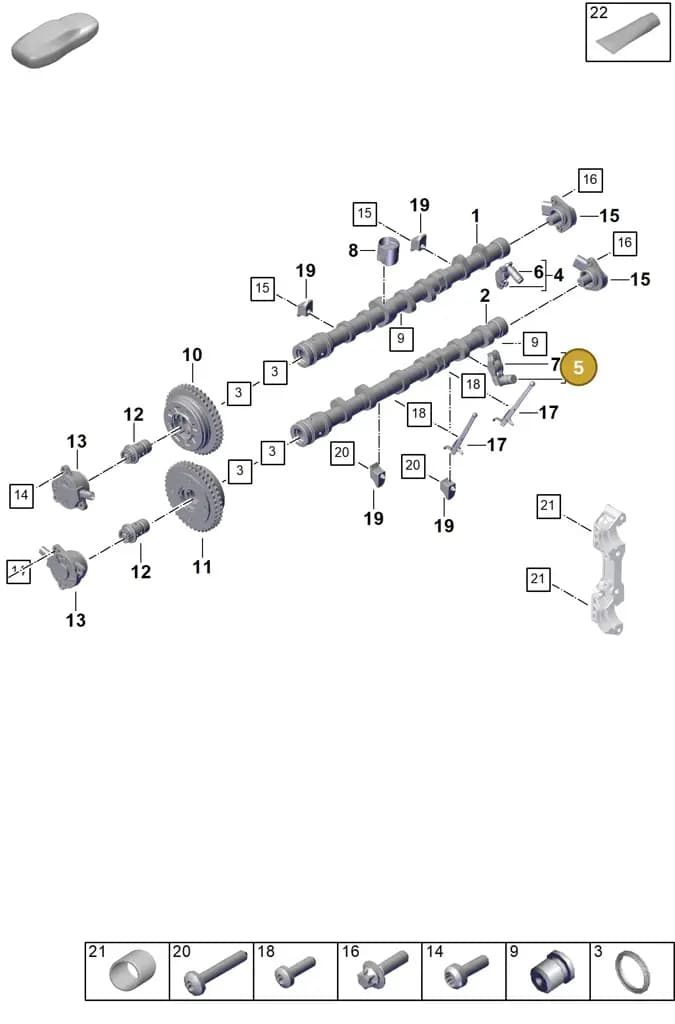 0PD109412 — Porsche 911 (2024-2025) diagram p63103150, position 5
