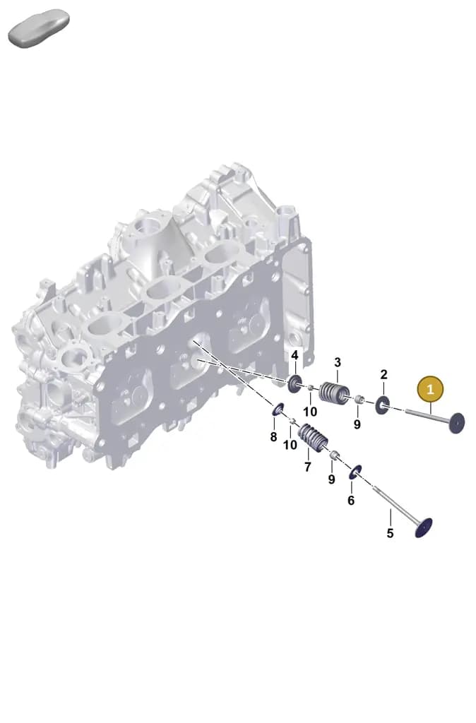 0PD109603 — Porsche 911 (2024-2025) diagram p63103060, position 1