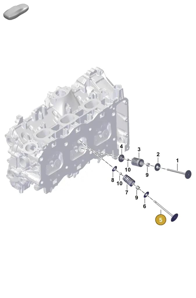 0PD109613 — Porsche 911 (2024-2025) diagram p63103060, position 5