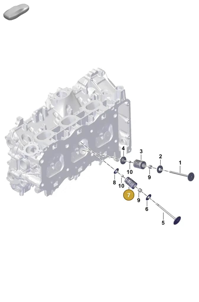 0PD109622 — Porsche 911 (2024-2025) diagram p63103060, position 7