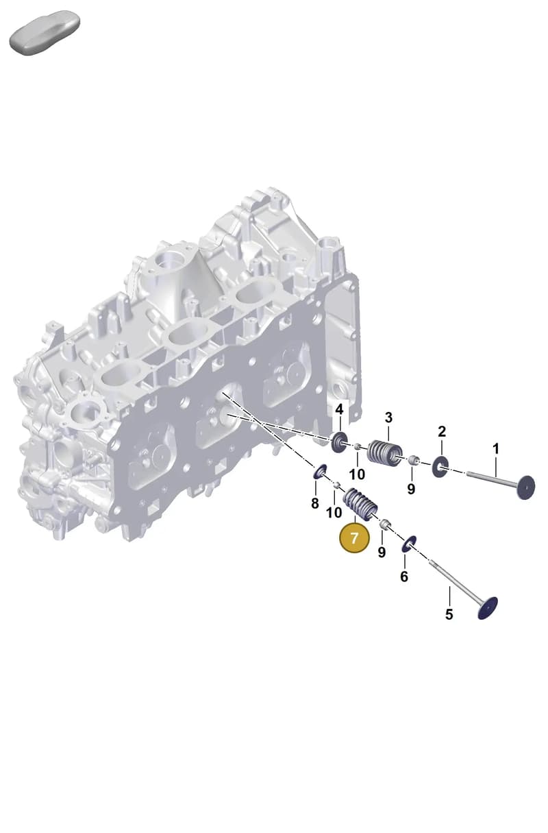 0PD109622 — Porsche 911 (2024-2025) diagram p63103060, position 7