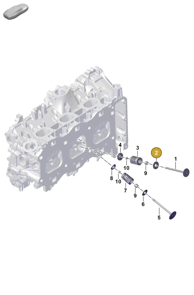 0PD109629 — Porsche 911 (2024-2025) diagram p63103060, position 2