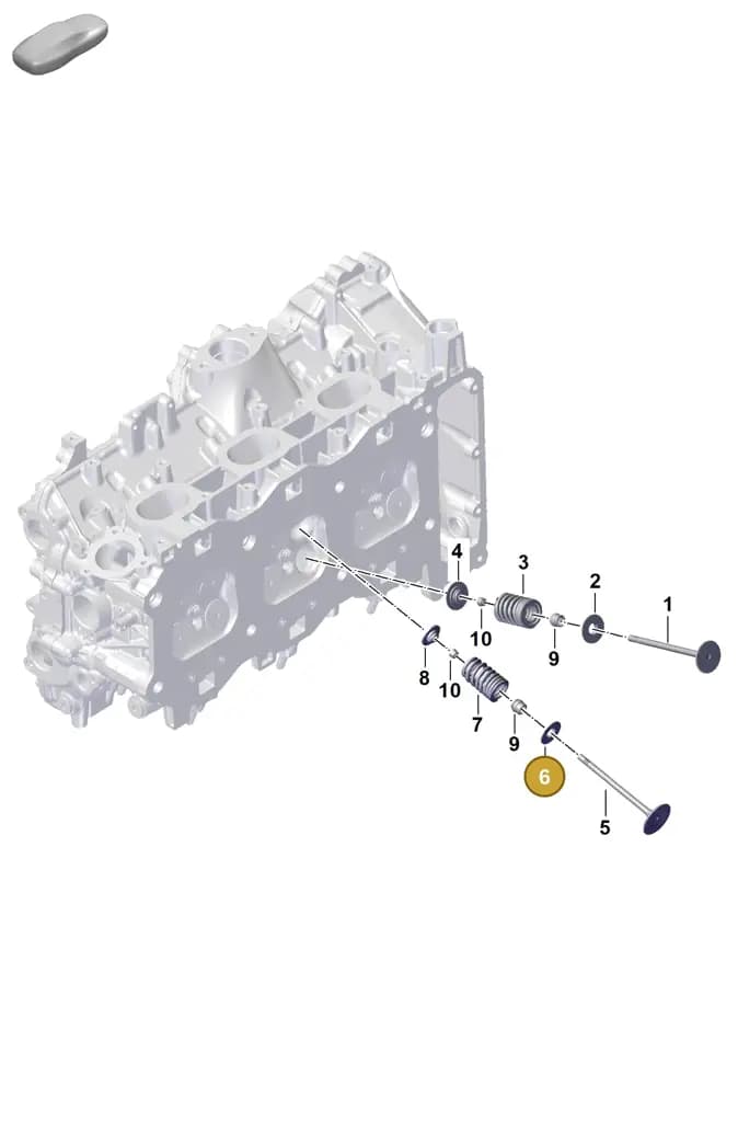 0PD109630 — Porsche 911 (2024-2025) diagram p63103060, position 6