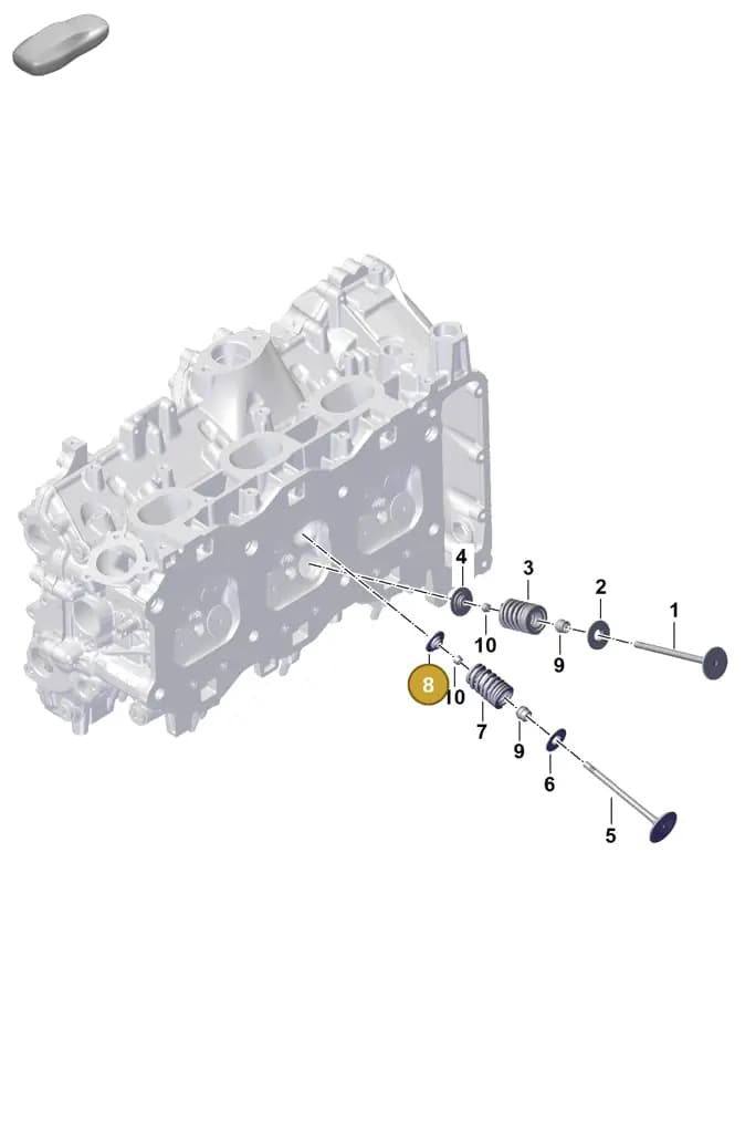 0PD109642B — Porsche 911 (2024-2025) diagram p63103060, position 8