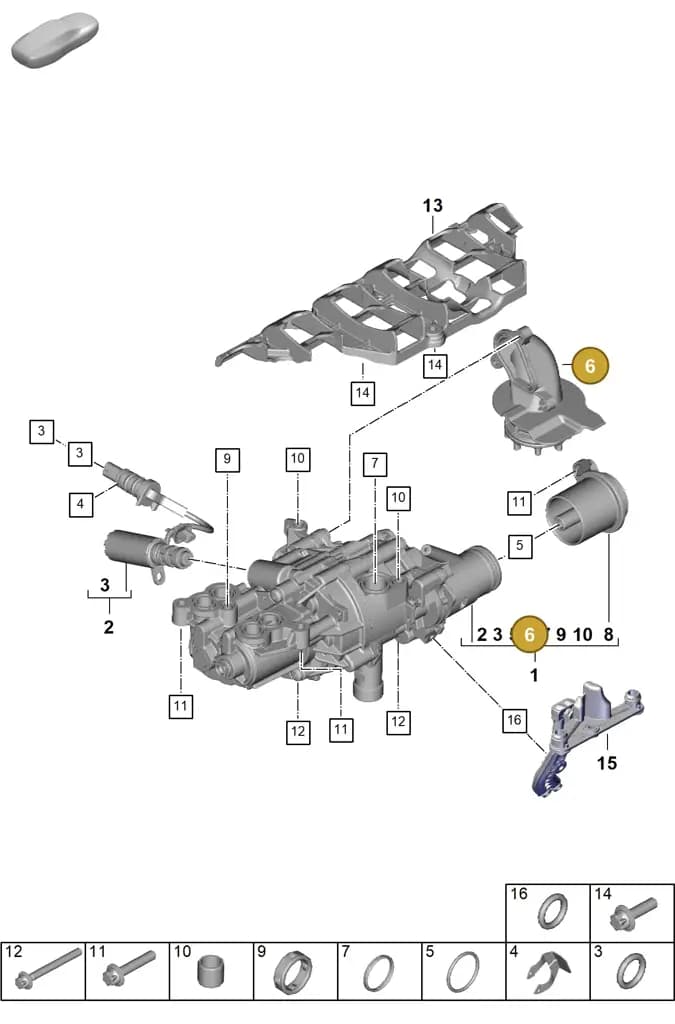 0PD115169A — Porsche 911 (2024-2025) diagram p63104010, position 6