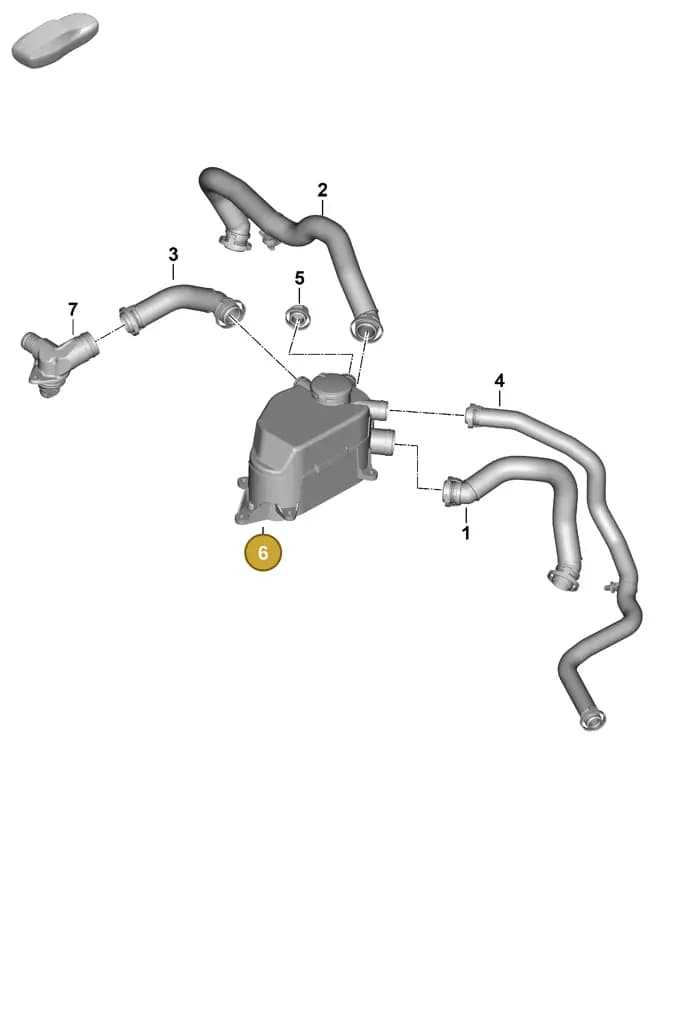 0PD115267 — Porsche 911 (2024-2025) diagram p63107360, position 6