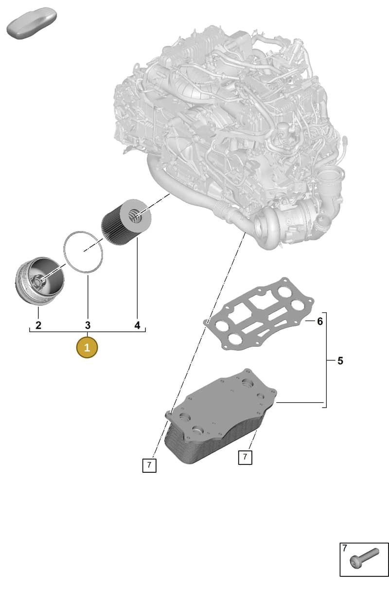 0PD115403A — Porsche 911 (2024-2025) diagram p63104150, position 1