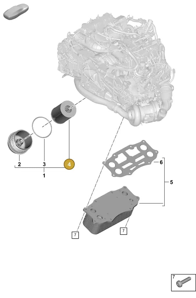 0PD115466A — Porsche 911 (2024-2025) diagram p63104150, position 4