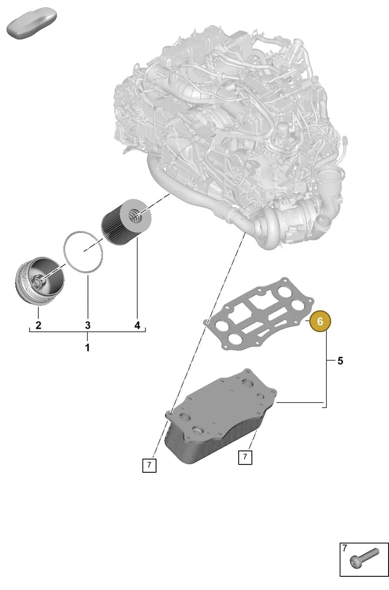 0PD117070A — Porsche 911 (2024-2025) diagram p63104150, position 6