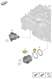 0PD121665 Porsche Seal Ring