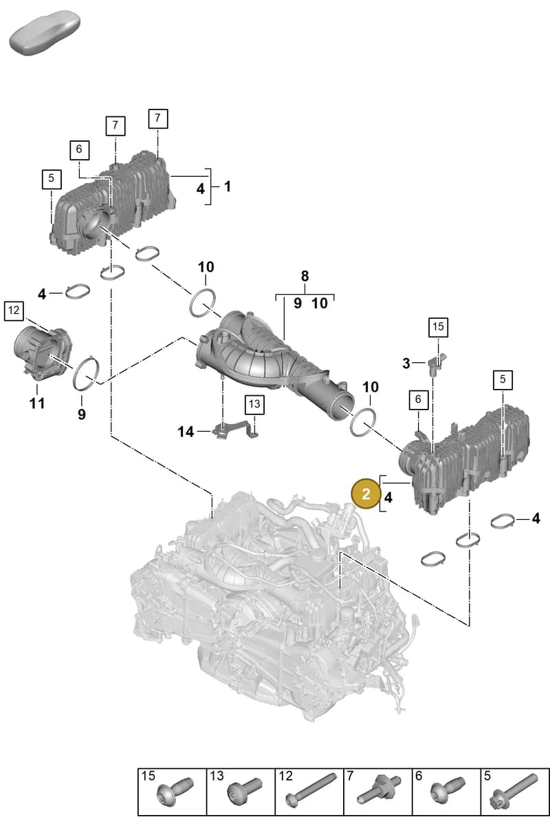 0PD129712D — Porsche 911 (2024-2025) diagram p63107150, position 2