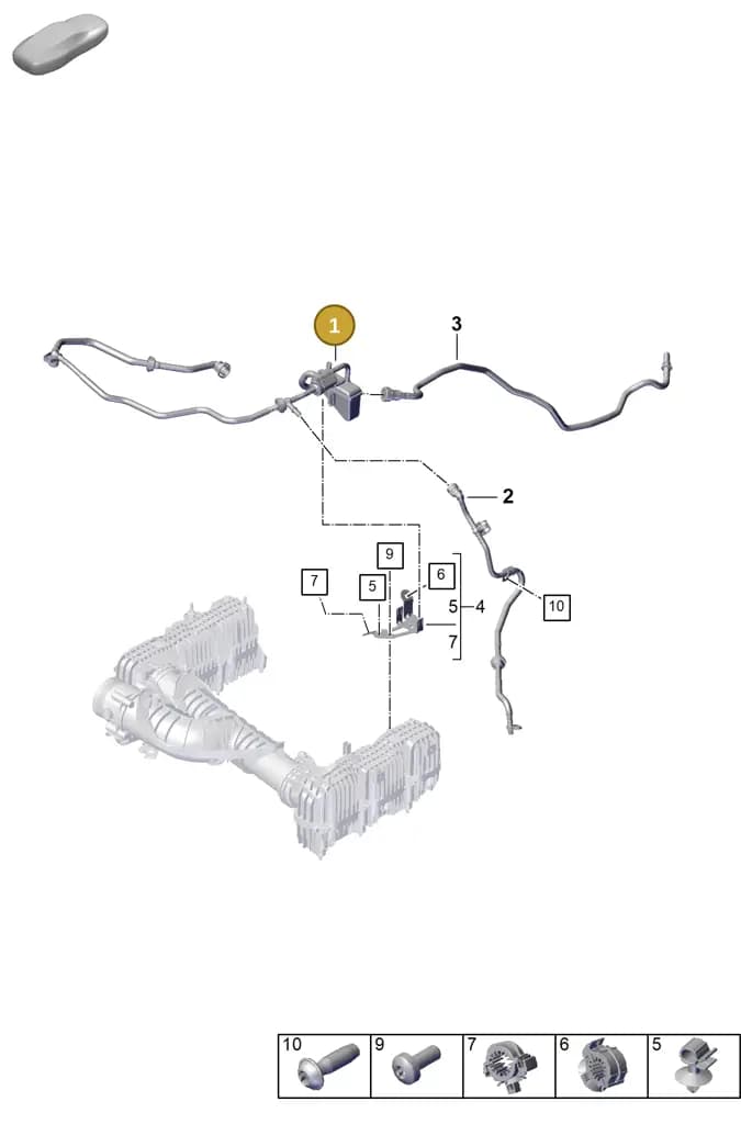0PD133352B — Porsche 911 (2024-2025) diagram p63107310, position 1
