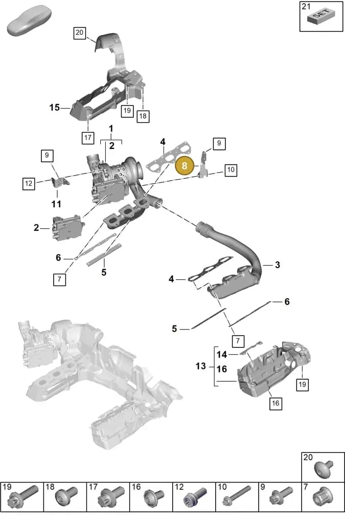 0PD145263A — Porsche 911 (2024-2025) diagram p63202050, position 8