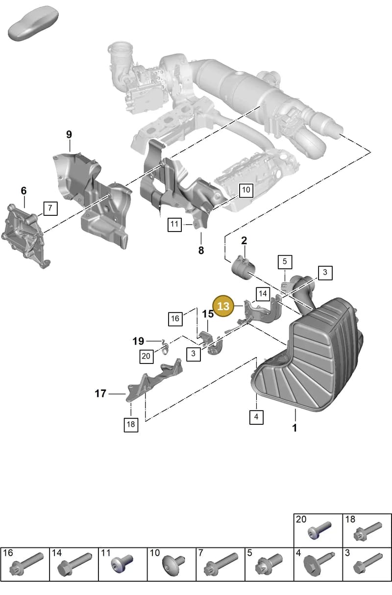 0PD251277B — Porsche 911 (2024-2025) diagram p63202360, position 13