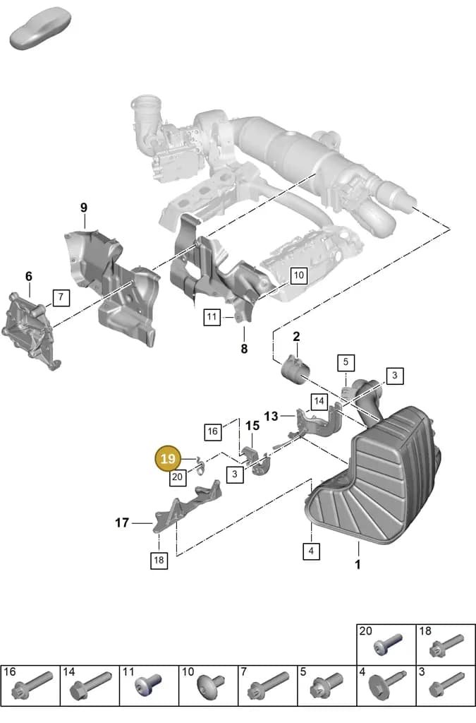 0PD251530A — Porsche 911 (2024-2025) diagram p63202310, position 19