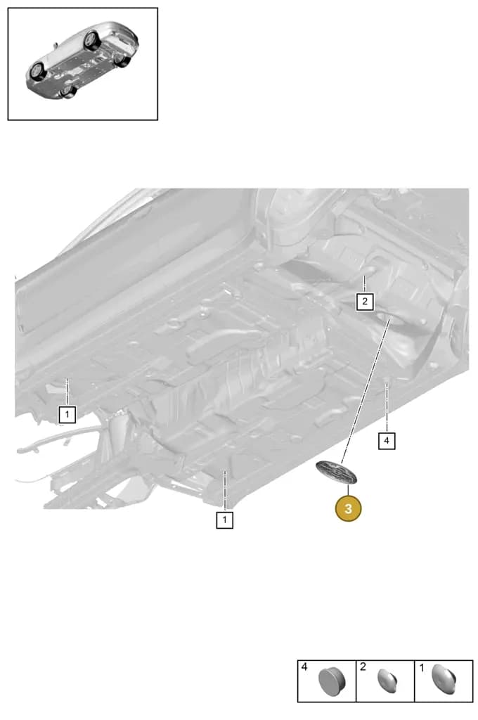298201063 — Porsche Panamera (2023-2025) diagram p49806025, position 3
