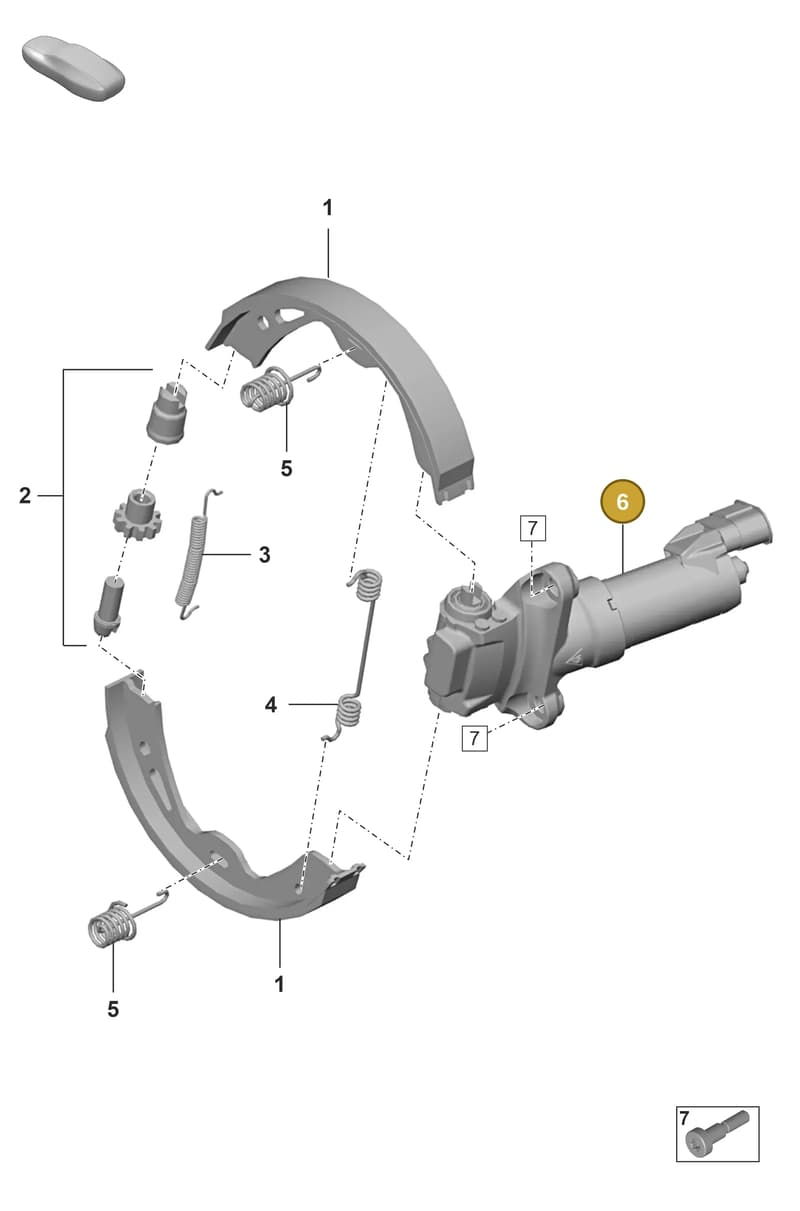 298609403 — Porsche 911 (2021-2022) diagram p53603050, position 6
