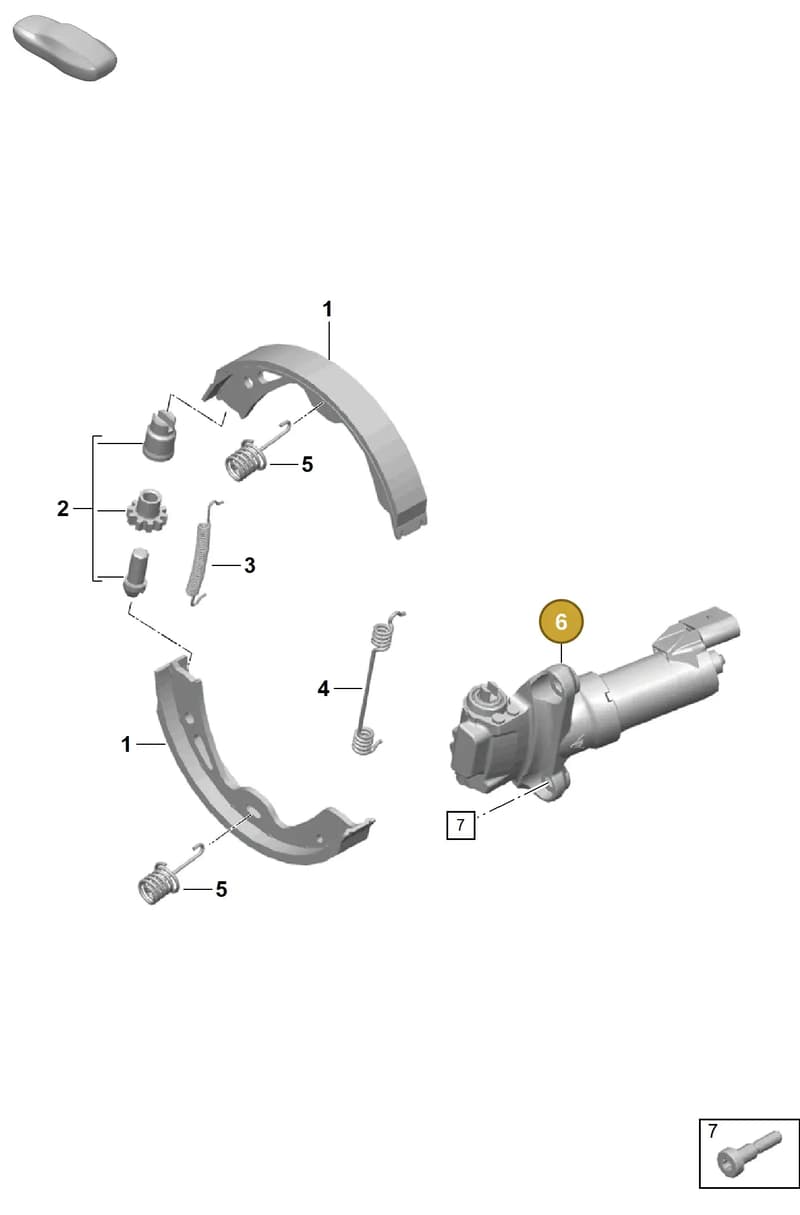 298609404 — Porsche Boxster Spyder (2019-2020) diagram p55603050, position 6