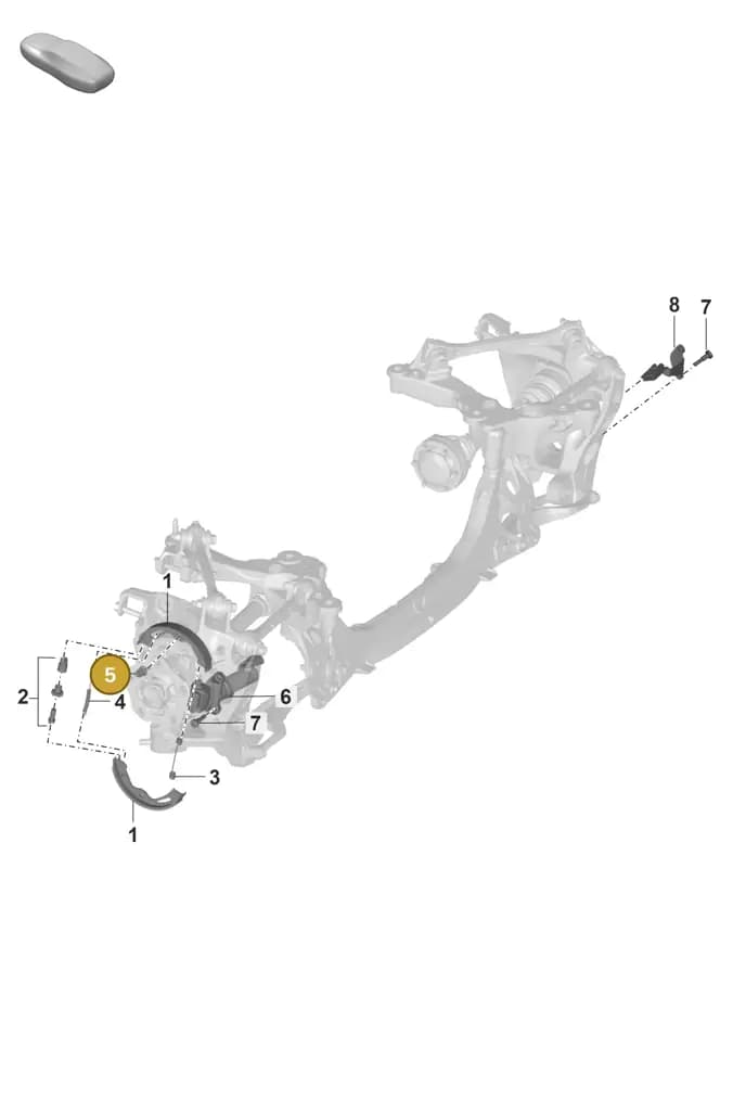 298609583 — Porsche 992 Carrera Coupe (2024-) diagram p53603200, position 5