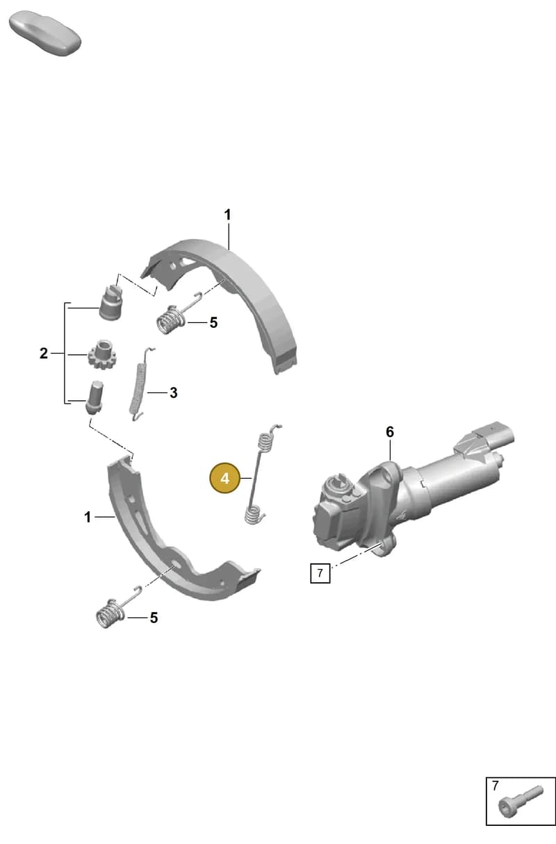 298609715 — Porsche Boxster Spyder (2019-2020) diagram p55603050, position 4