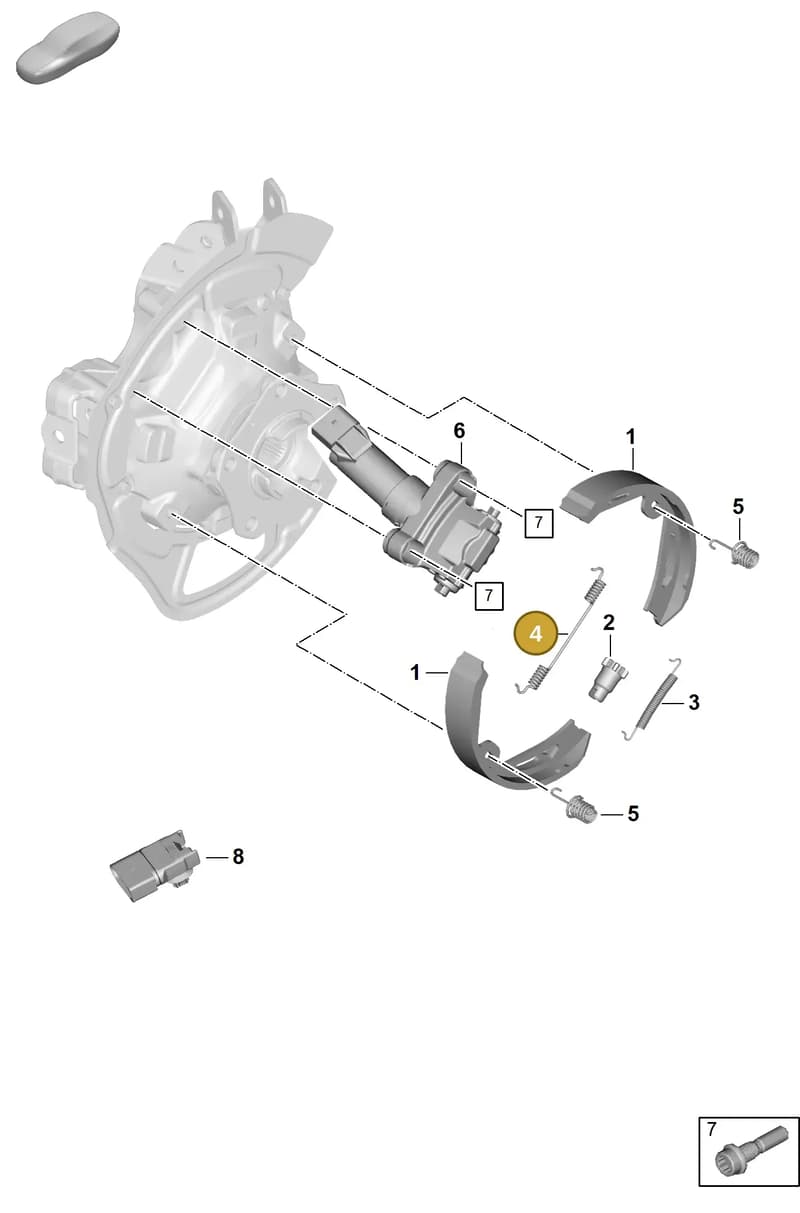 298609715 — Porsche Panamera (2023-2025) diagram p62603600, position 4