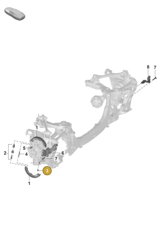 298609717 — Porsche 992 Carrera Coupe (2024-) diagram p53603200, position 3