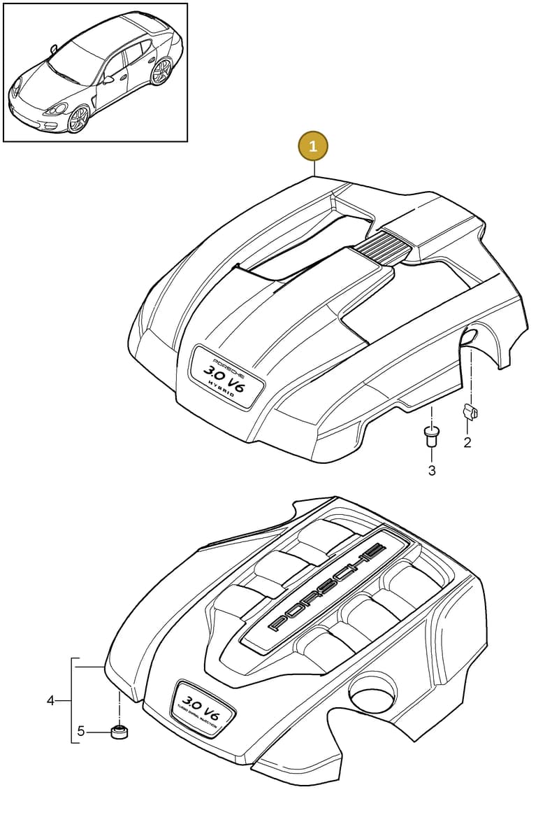 7PP103925E — Porsche Panamera (2009-2016) diagram p35103040, position 1