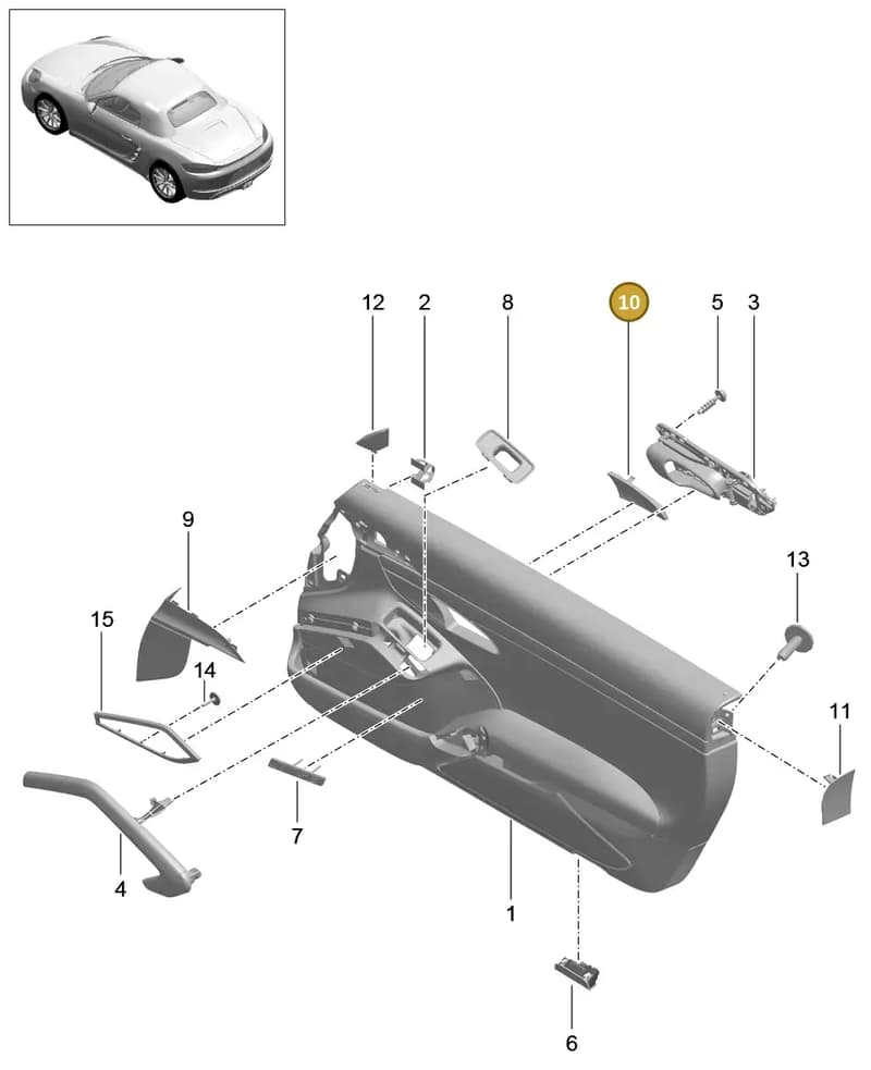 7PP8372481E0 — Porsche Boxster (2016-2019) diagram p48808010, position 10