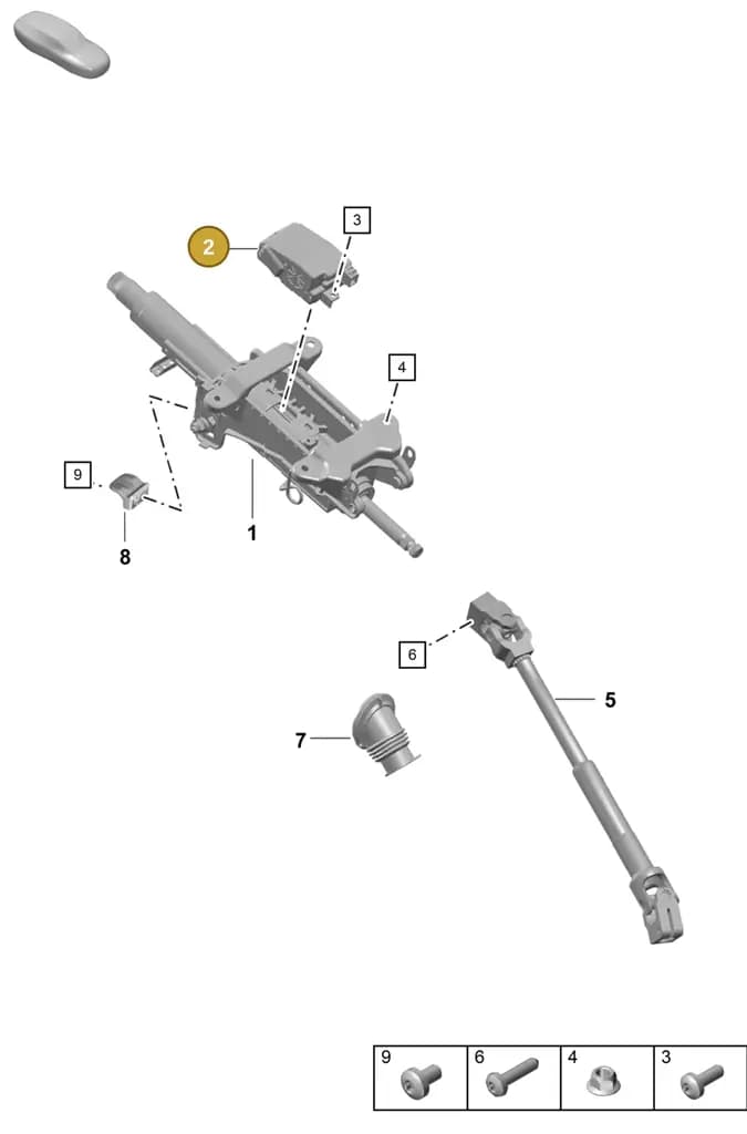 7PP905852C — Porsche Boxster Spyder (2019-2020) diagram p55403300, position 2