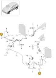 7PP906290 Porsche Bracket