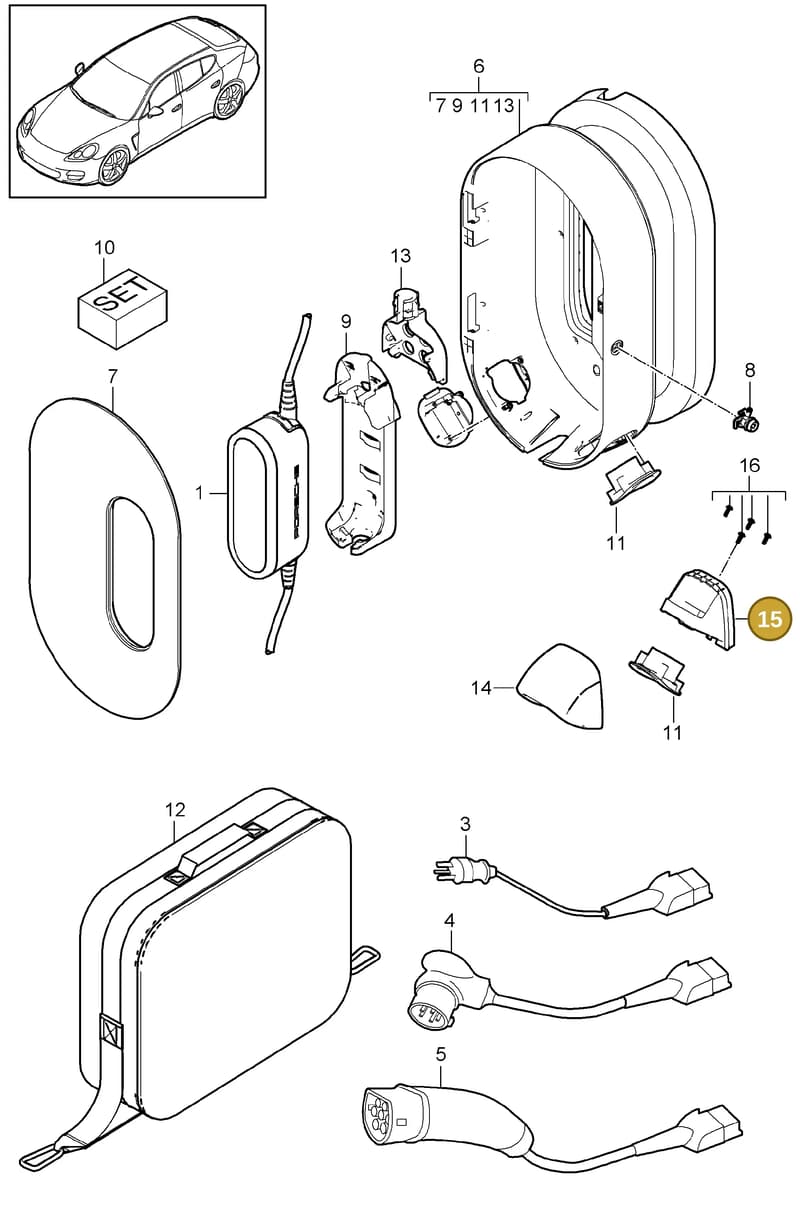 7PP937559 — Porsche Panamera (2009-2016) diagram p35901050, position 15