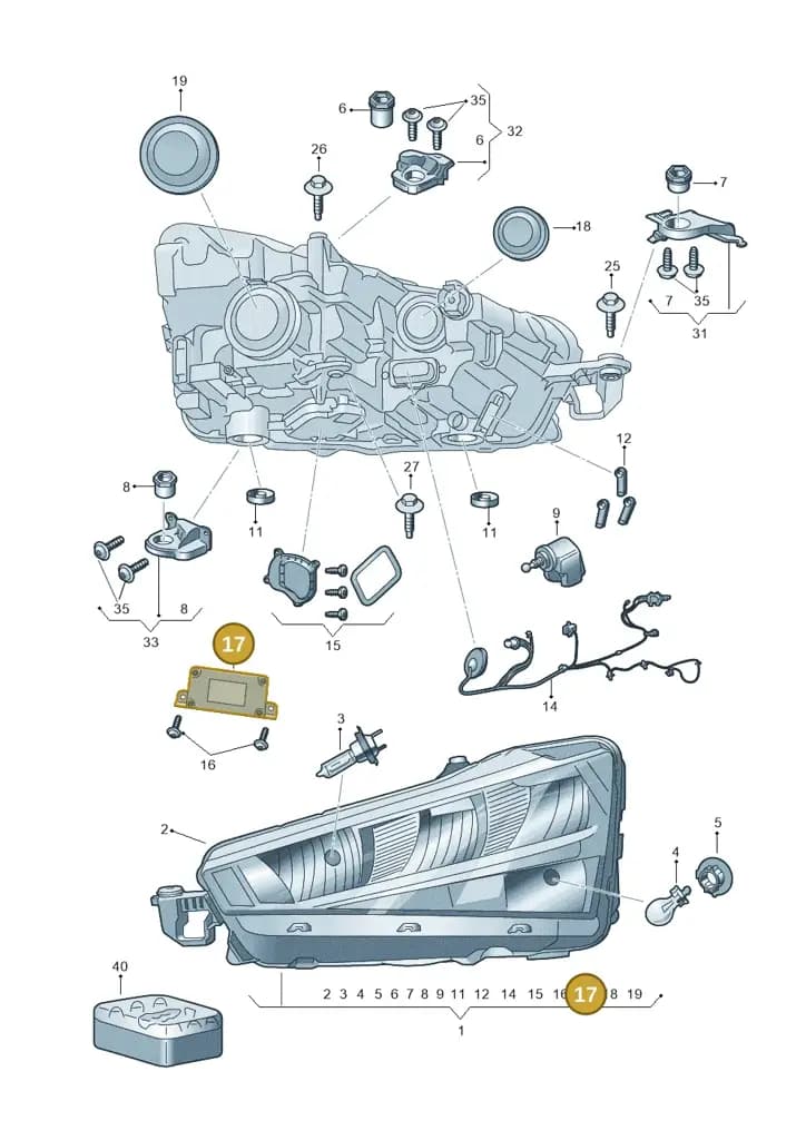 7PP941597D — Skoda Kamiq (2019-2020) diagram 584941000, position 17