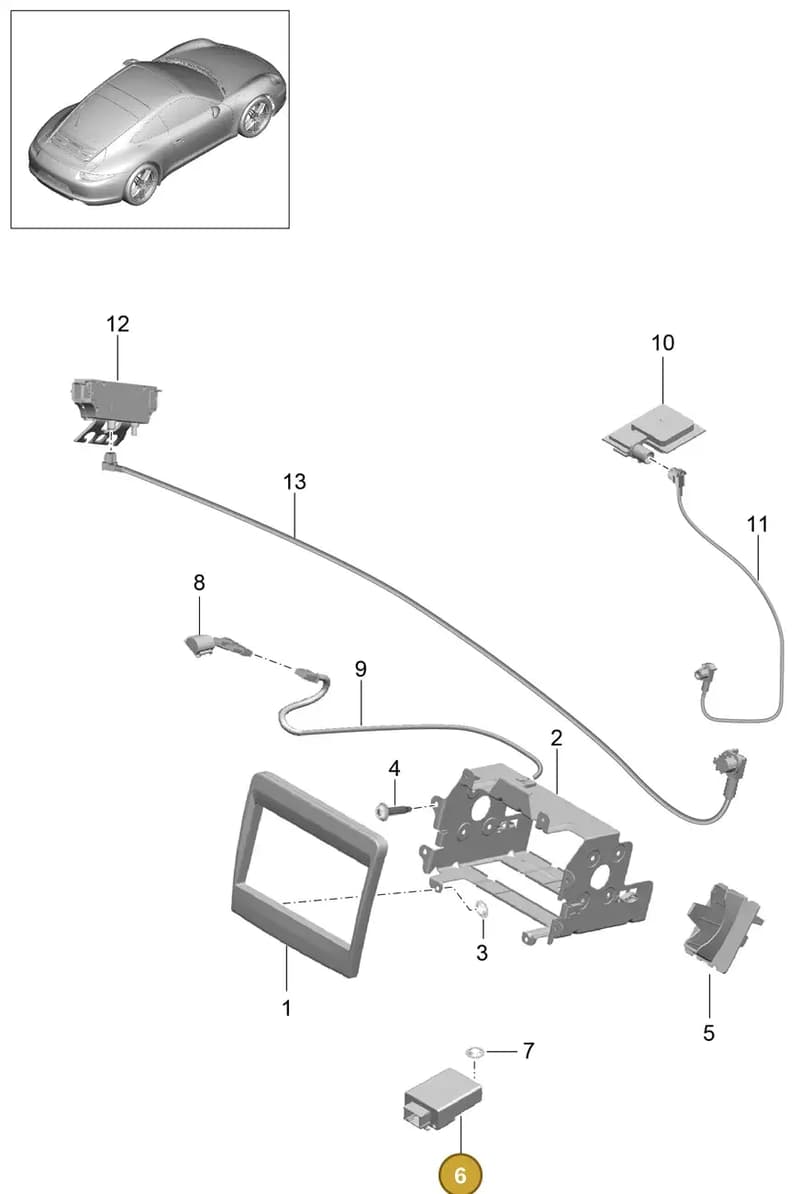 7PP971324B — Porsche 991 Carrera 4 (2011-2016) diagram p38911001, position 6