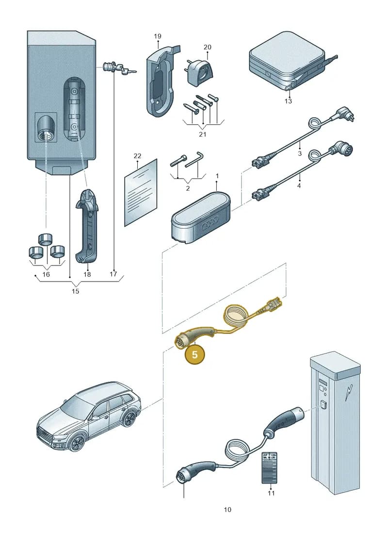 7PP971676L — Audi Q7 (2015-2025) diagram 859970000, position 5