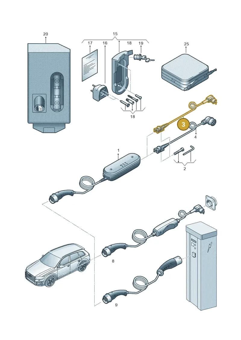 7PP971678FN — Audi Q4 Sportback (2021-2025) diagram 586970000, position 3