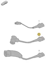 7PP971678GB Porsche Charge Cable for Mains Socket