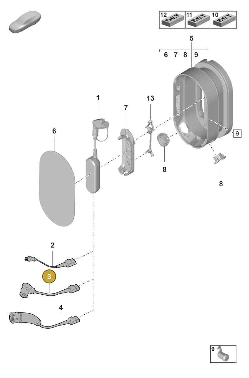7PP971678GC — Porsche Panamera (2020-2023) diagram p58901050, position 3