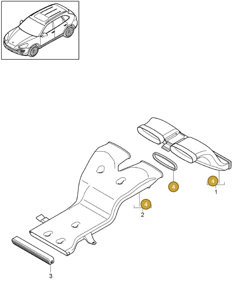 7PP971678T — Porsche Cayenne (2010-2018) diagram p37901050, position 4