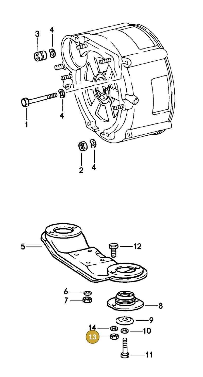 9000760250C — Porsche SC Cabrio (1979-1983) diagram p02312000, position 13