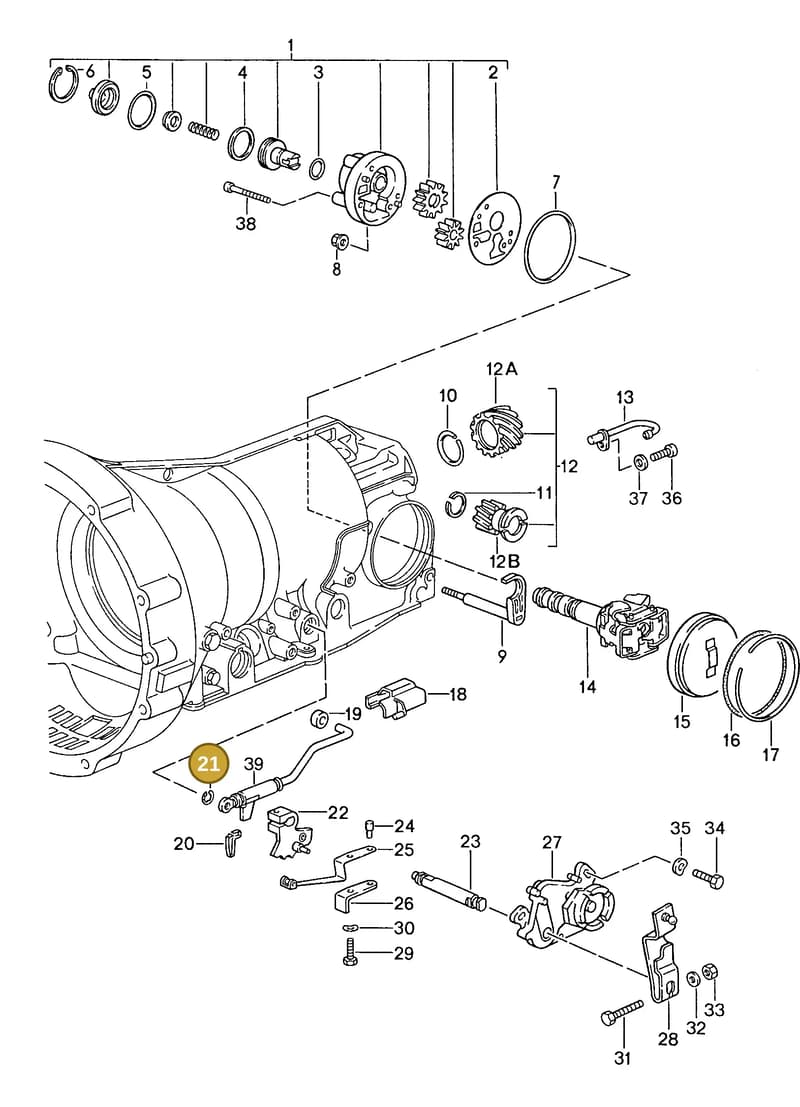 90011600309 — Porsche GT Coupe (1986-1991) diagram p11307060, position 21