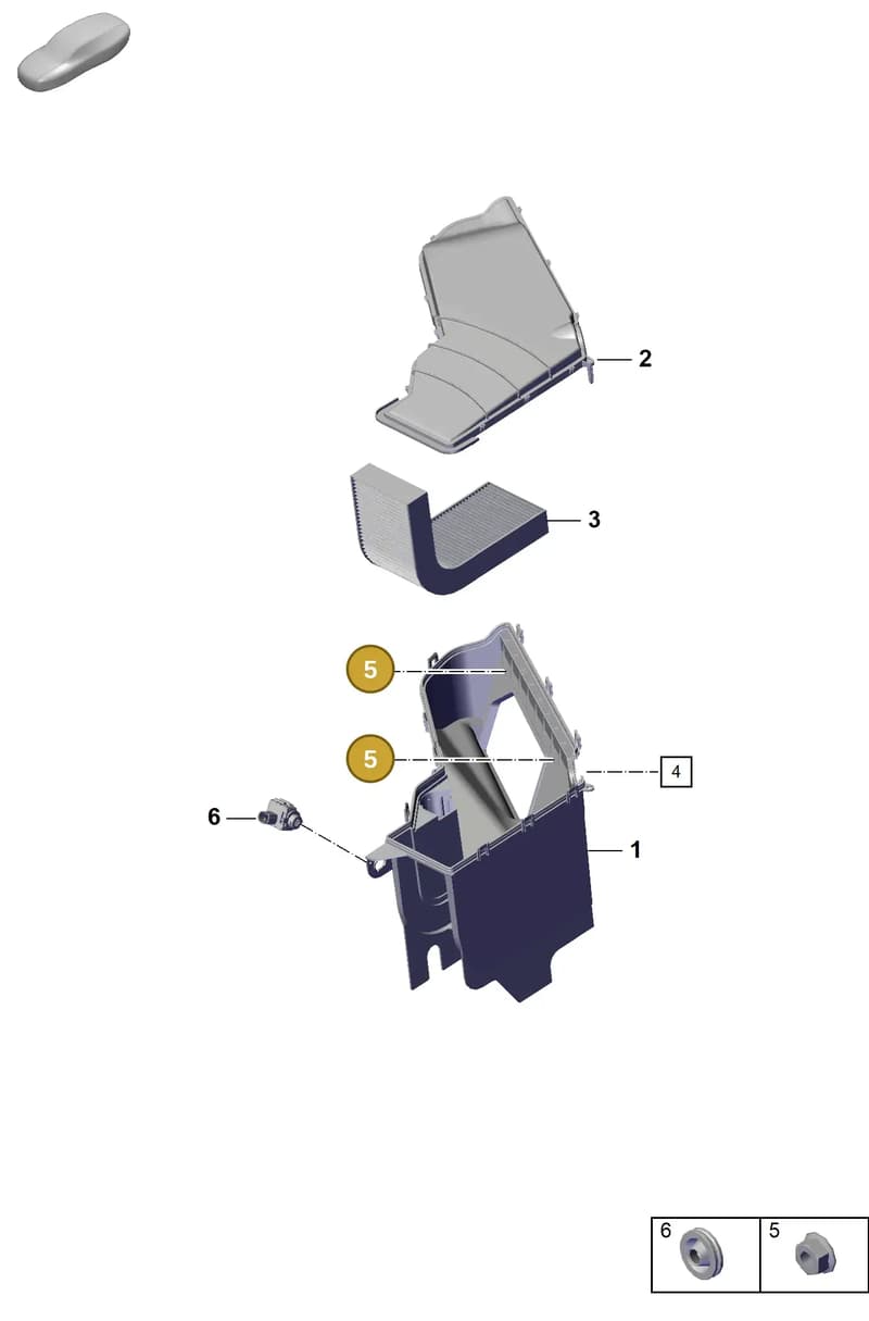 90037701809 — Porsche Boxster Spyder (2019-2020) diagram p55814050, position 5